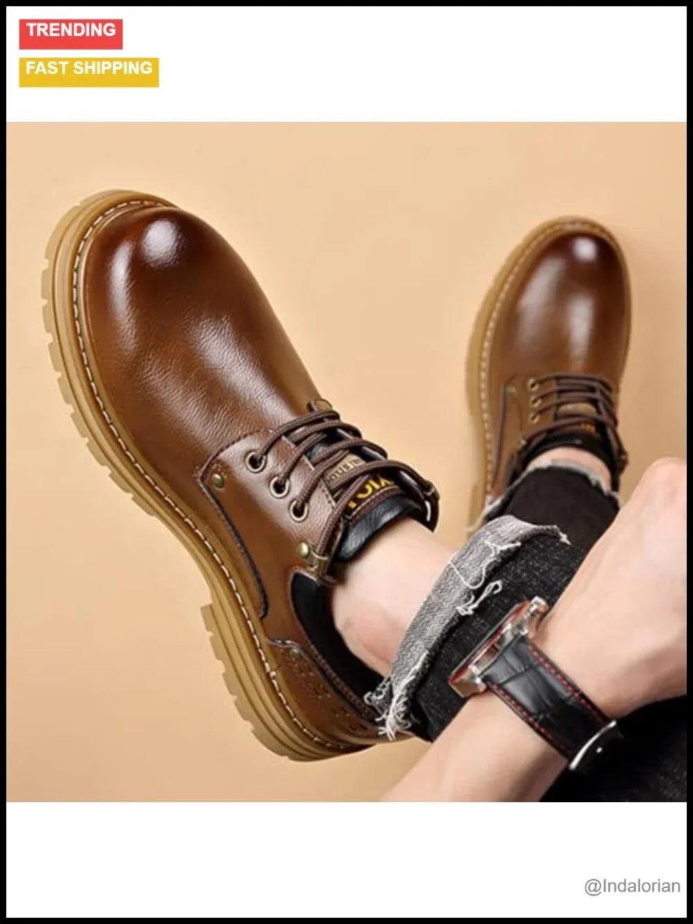 N/A men’s leather